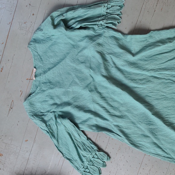 Italian linen shift dress - Picture 2 of 6